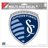 SPORTING KANSAS CITY MULTI-USE DECAL -CLEAR BCKRGD 5" X 6"