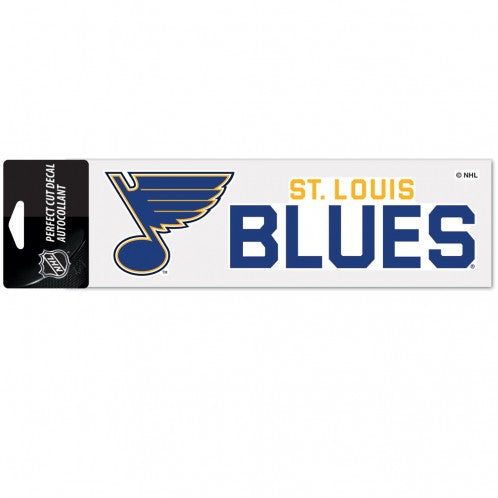 St. Louis Blues "Blues Logo" Perfect Cut Decals 3" x 10" by Wincraft
