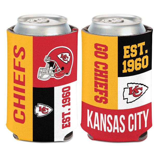 Kansas City Chiefs COLOR BLOCK Can Coozi by WinCraft