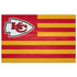 Kansas City Chiefs FLAG Wood Sign 11" x 17" by Wincraft
