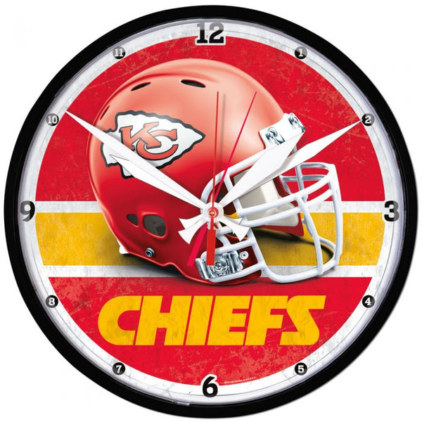 Kansas City Chiefs Round Wall Clock 12.75" Wincraft