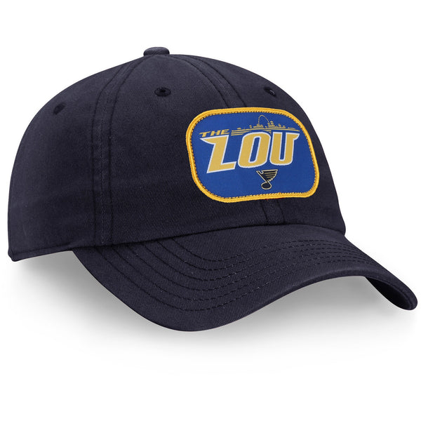 St. Louis Blues Men's Navy Hometown Adjustable Hat by Fanatics