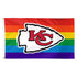 Kansas City Chiefs Pride Flag - Deluxe 3' X 5' by Wincraft