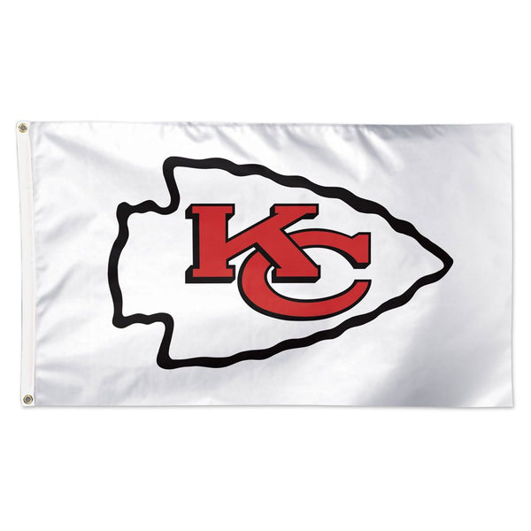 Kansas City Chiefs WHITE 3' x 5' Flag by Wincraft