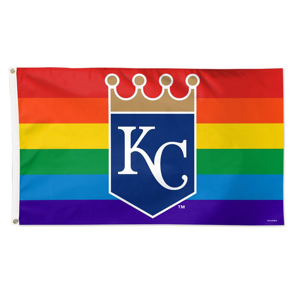 Kansas City Royals PRIDE Flag - Deluxe 3' X 5'