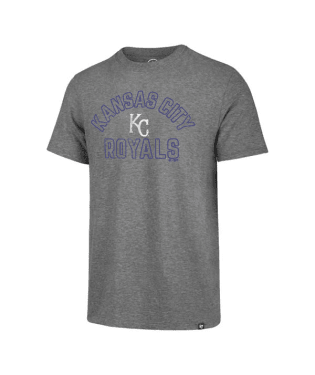 Kansas City Royals Vintage Gray Tri-Blend T-Shirt by '47 Brand