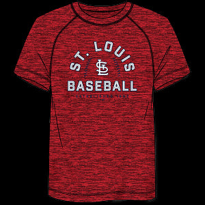 St. Louis Cardinals 47 Brand Rescue Red SL Logo Soft Cotton Scrum T-Shirt