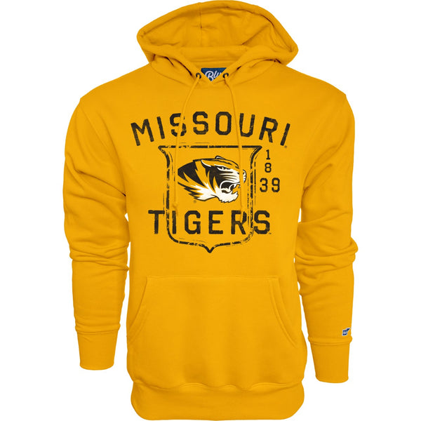 Missouri Tigers Gold Hamden Hooded Sweatshirt by Blue 84