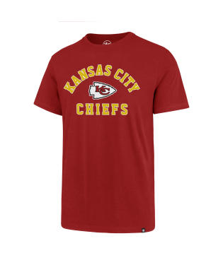 Kansas City Chiefs RED VARSITY ARCH SUPER RIVAL TEE by '47 Brand