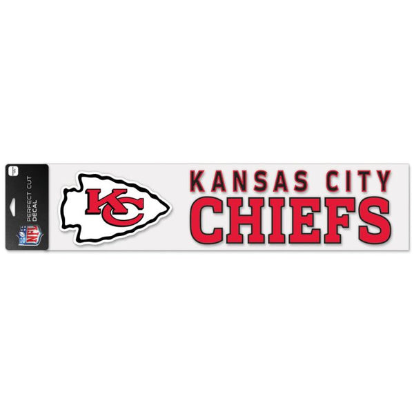 Kansas City Chiefs Perfect Cut Decals 4" x 17"