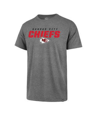 Kansas City Chiefs SLATE GREY SUPER TRACTION RIVAL TEE by '47 Brand