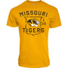 Missouri Tigers Gold Tee Shirt by Blue 84