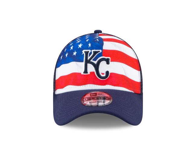 Kansas City Royals 2021 9FORTY Blue/Light Blue Adjustable Hat by