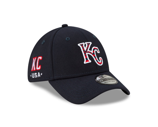 Kansas City Royals 2021 39THIRTY July 4th Hat by New Era