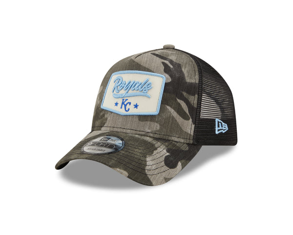 Kansas City Royals 2021 9FORTY Camo Patch Adjustable Hat by New Era
