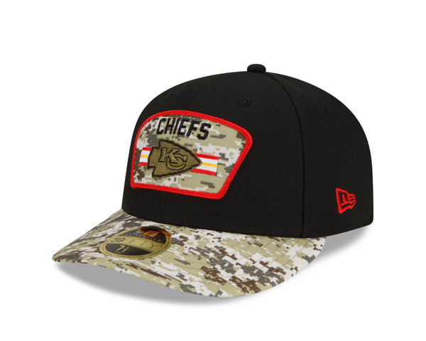 Kansas City Chiefs 2021 SALUTE TO SERVICE LP59FIFTY by New Era- Low Profile