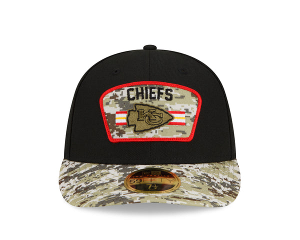 Kansas City Chiefs 2021 SALUTE TO SERVICE LP59FIFTY by New Era- Low Profile