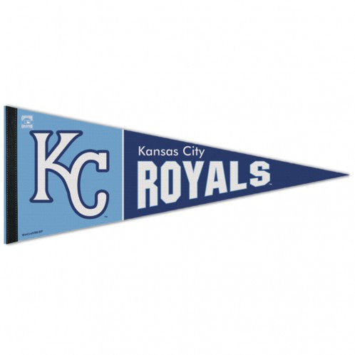 Kansas City Royals Two Tone Blue Premium Pennant 12" x 30" by Wincraft