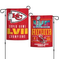 Kansas City Chiefs Super Bowl LVII Champion Garden Flag 2 sided 12.5" x 18"