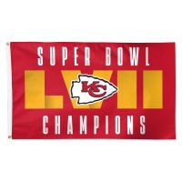 Kansas City Chiefs SB LVII Champion Deluxe 3'x5' Flag