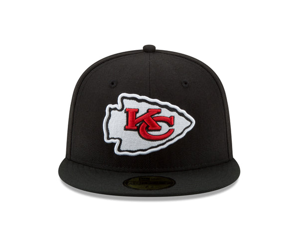 Kansas City Chiefs 2022 BLACK W/LOGO 59FIFTY HAT - New Era