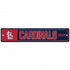 St Louis Cardinals Street / Zone Sign 3.75" X 19" by Wincraft