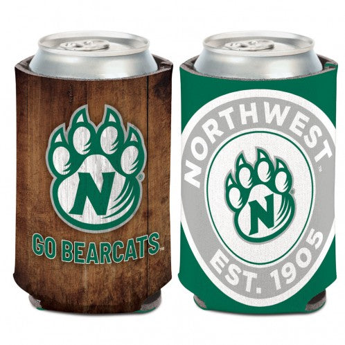Northwest Missouri State "Seal and Paw" 2 Sided Design Can Coozi