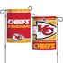 Kansas City Chiefs SLOGAN Garden Flags 2 sided 12" x 18" by Wincraft