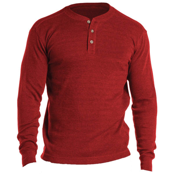 Kansas City Chiefs Mens Red Textured Thermal - Dunbrooke