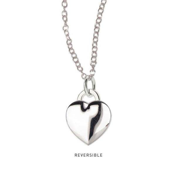 Kansas City Chiefs Reversible Heart Necklace 18