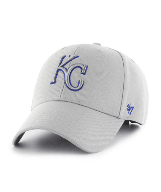 Kansas City Royals Gray 47 MVP Adjustable Hat by '47 Brand
