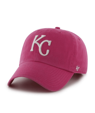 Kansas City Royals Magenta 47 Clean Up Adjustable Hat by '47 Brand