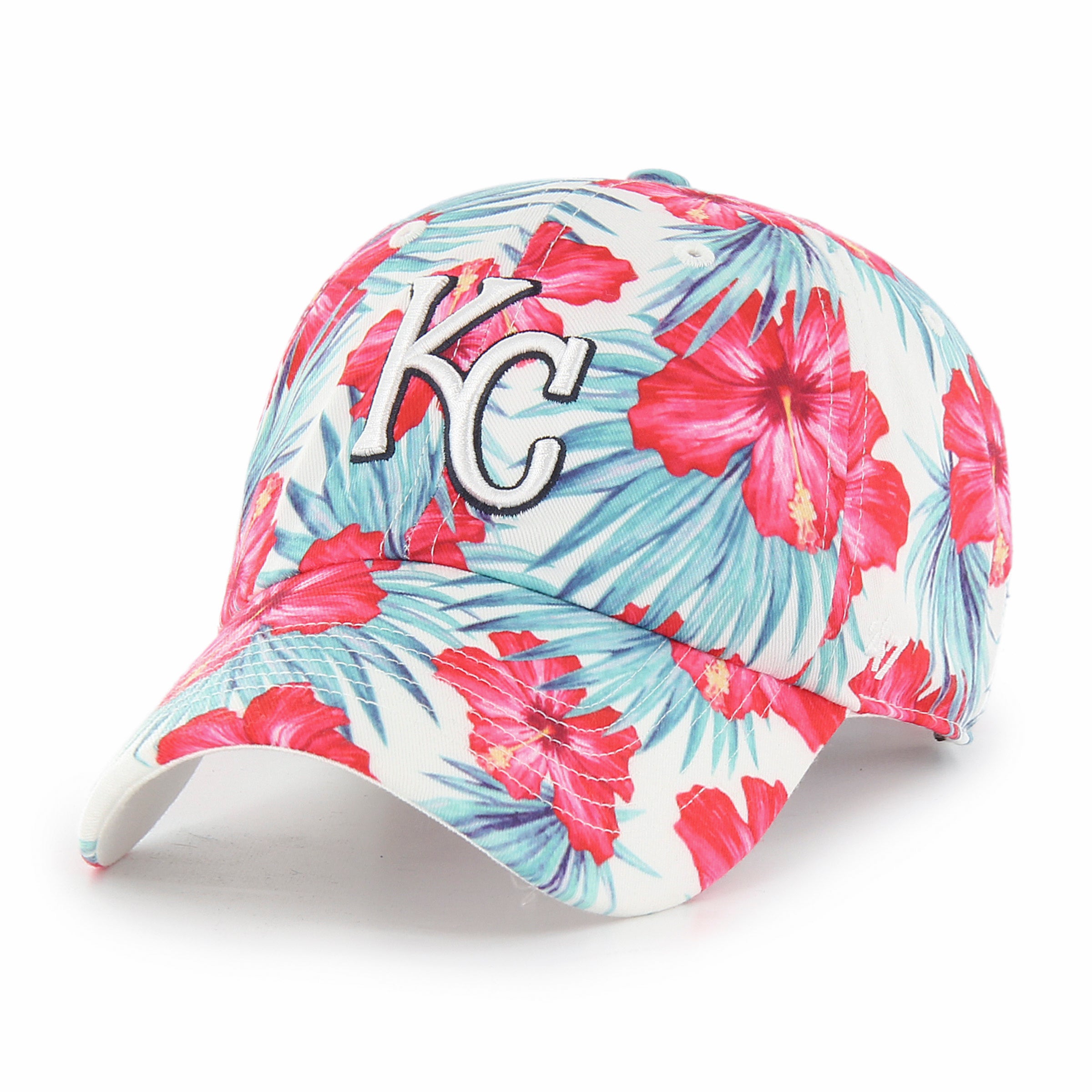 Kansas City Royals 2021 WHITE SHARRON 47 CLEAN UP Adjustable Hat by '4