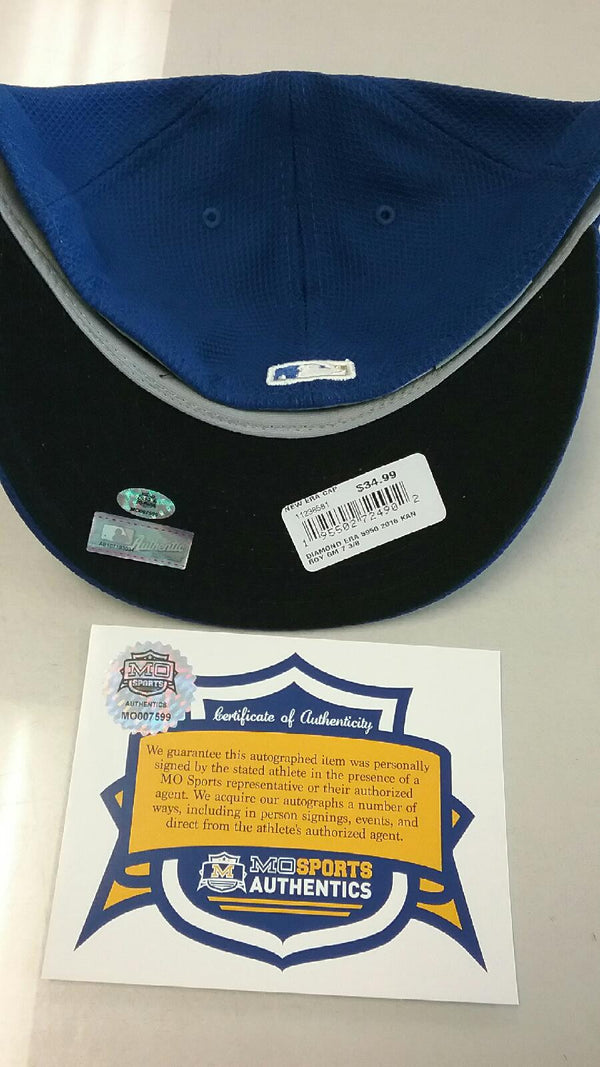 Kansas City Royals Jorge Bonifacio Signed Autographed New Era Hat COA