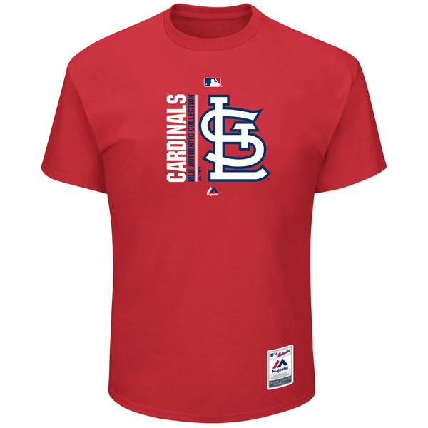 St. Louis Cardinals Men's Team Icon Clubhouse T-Shirt by Majestic