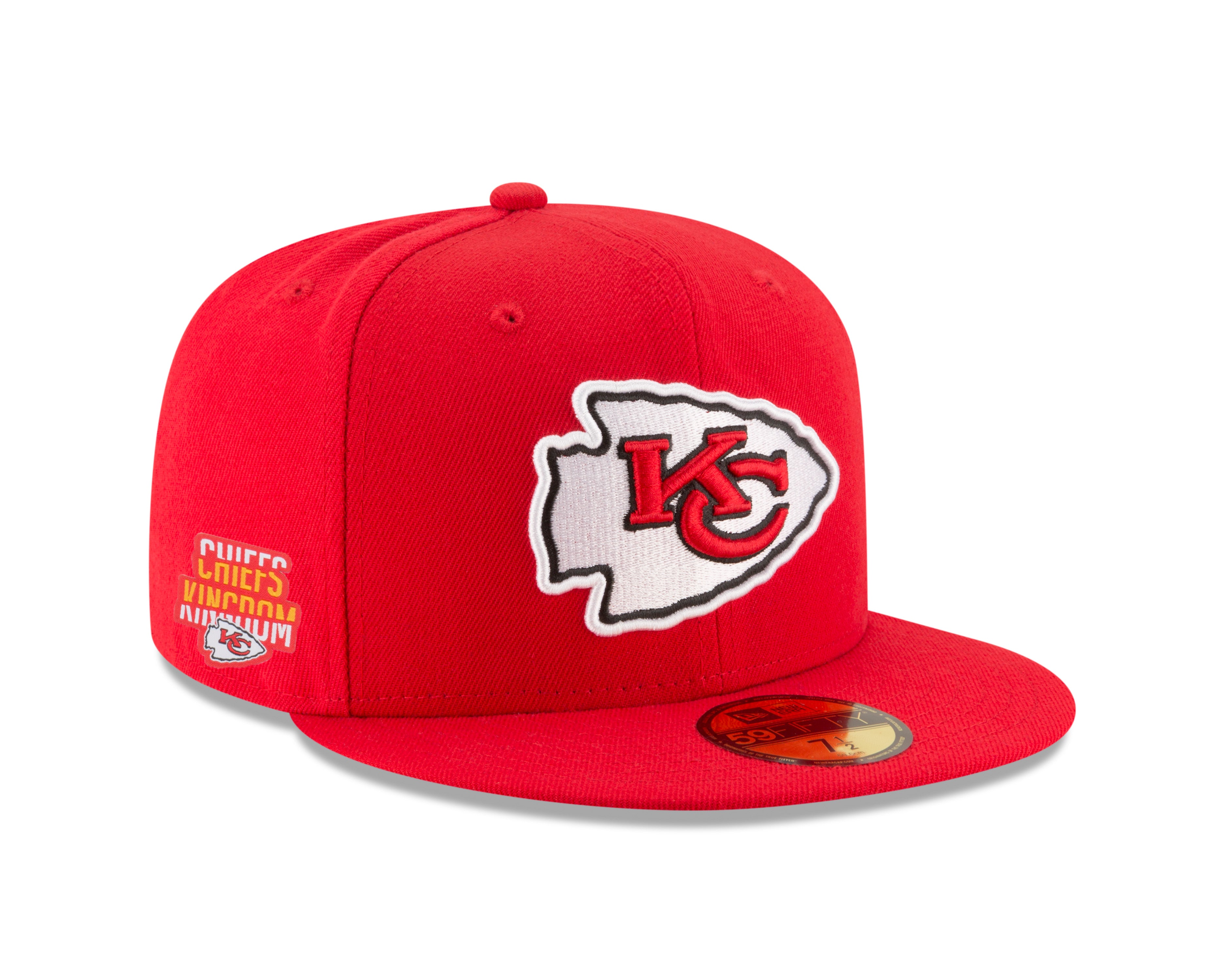 Kansas City Chiefs Chiefs Kingdom Side Patch 59FIFTY Fitted Hat by New