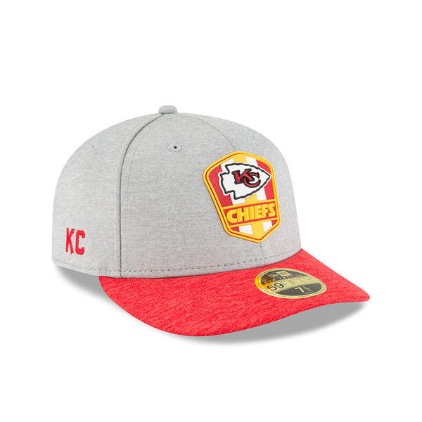 Kansas City Chiefs Low Profile Road 2018 On Field 59FIFTY Hat by New Era