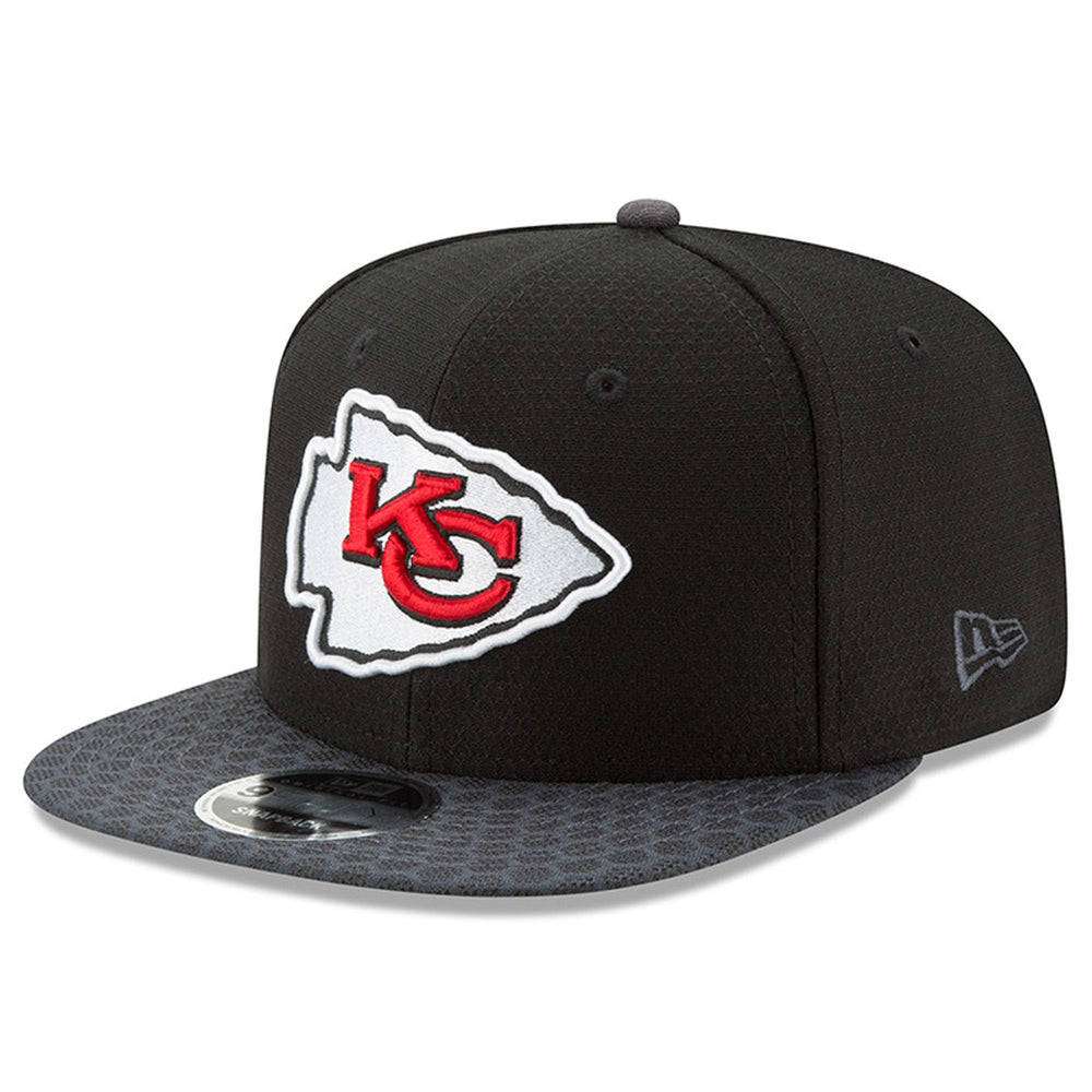 Kansas City Chiefs 2017 NFL Sideline Adjustable 9FIFTY Snapback Hat by New Era