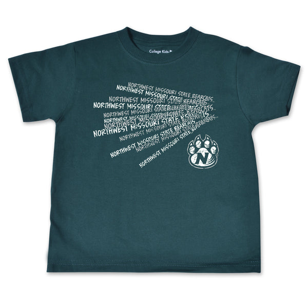 Northwest Missouri State Green Cheer Design Toddler T-Shirt