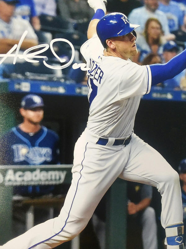 Kansas City Royals Hunter Dozier Signed Autographed Vertical 8x10 Photo COA
