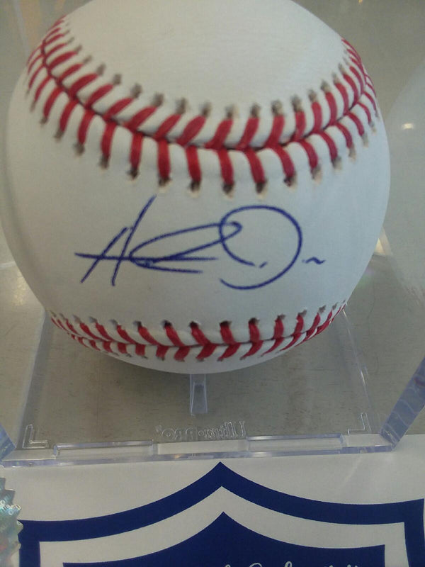 Kansas City Royals Hunter Dozier Signed Autographed OMLB Baseball COA