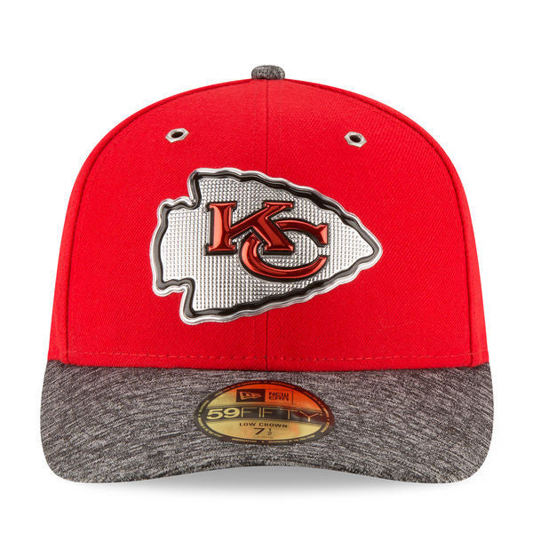 Kansas City Chiefs New Era 2016 NFL Draft On Stage Low Profile 59FIFTY Fitted Hat - Red/Heather Gray
