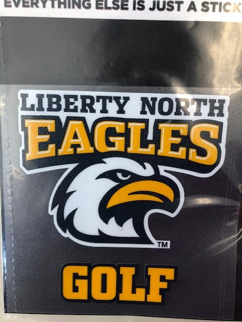 Liberty North Eagles Golf Color Shock Decal