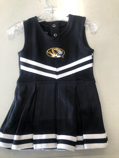 Mizzou Tigers Solid Cheer Bodysuit Dress Infant