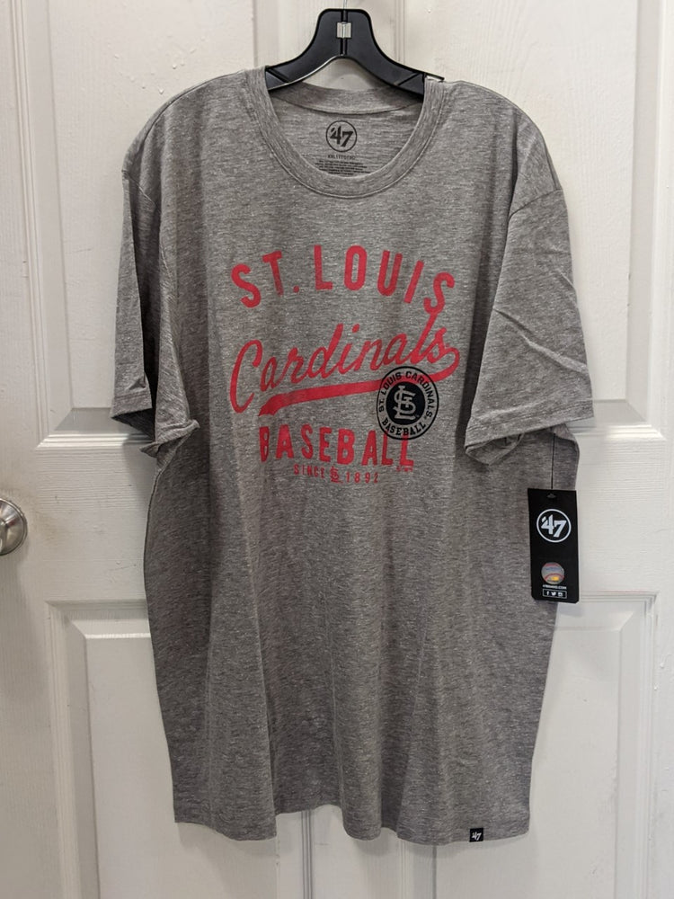 Men's '47 Red St. Louis Cardinals Team Name T-Shirt Size: Extra Large