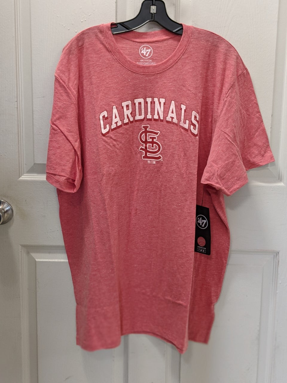 47 Brand Red St. Louis Cardinals Trifecta Shortstop Pullover