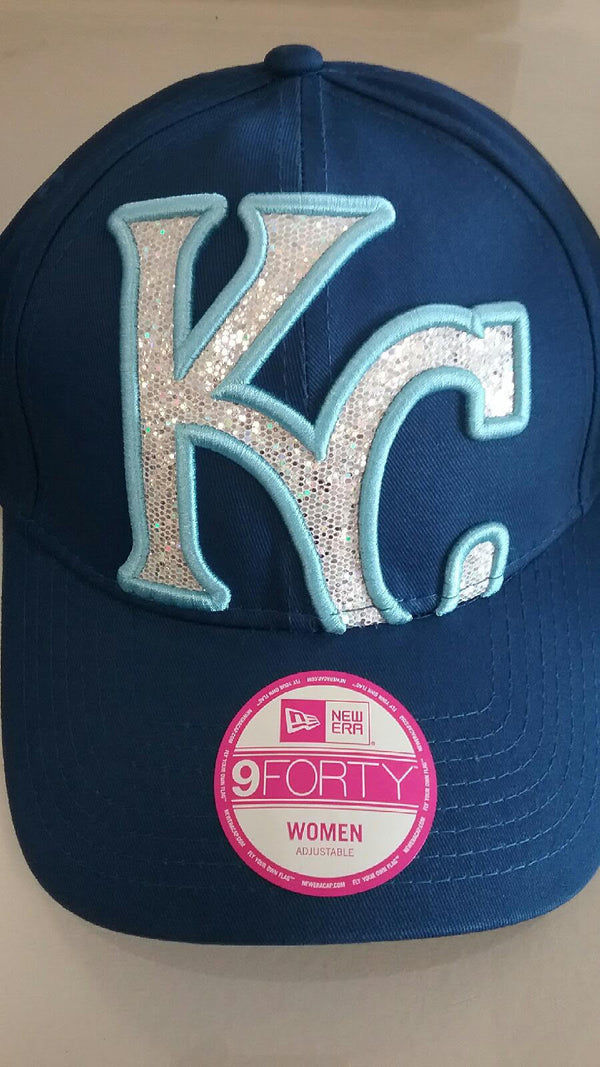 Kansas City Royals Glitter Glam 9FORTY Adjustable Hat by New Era