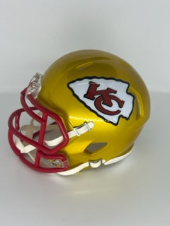 Kansas City Chiefs Bryan Cook Signed Chiefs FLASH Mini Speed Replica Helmet - BECKETT