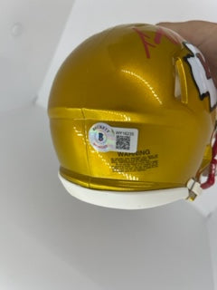 Kansas City Chiefs Tommy Townsend Signed FLASH Speed Replica Mini Helmet - BECLETT