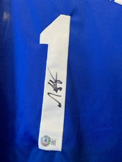 Kansas City Royals MJ Melendez Autographed BLUE Custom Jersey - BECKETT